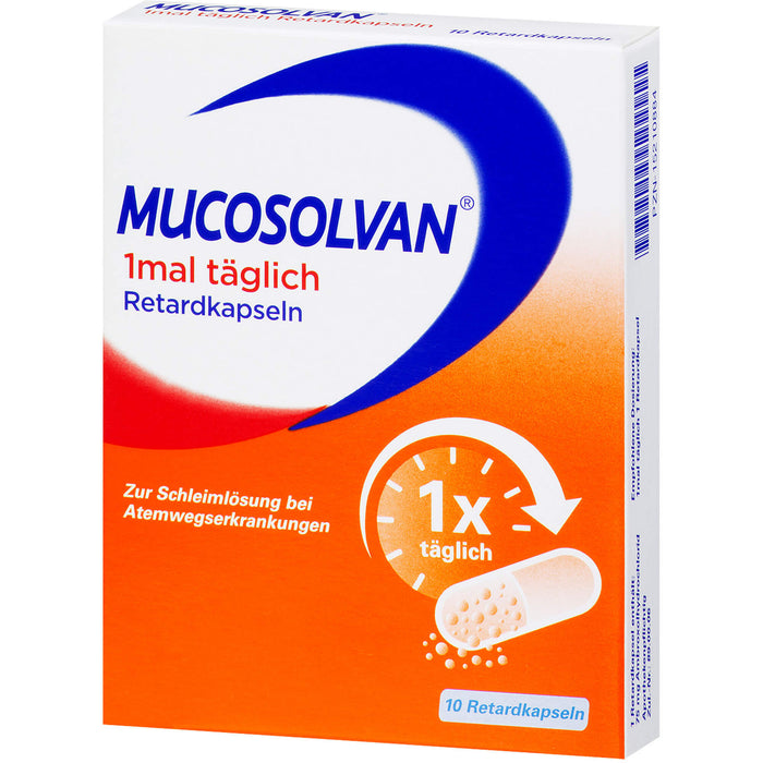 MUCOSOLVAN 1mal täglich Retardkapseln, 10 pcs. Capsules