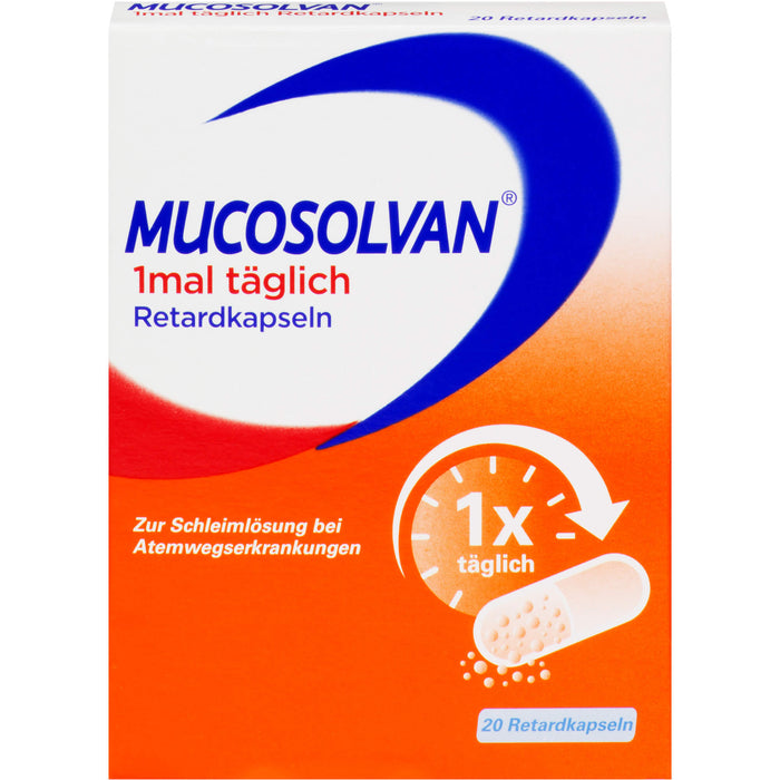 MUCOSOLVAN 1mal täglich Retardkapseln, 20 St. Kapseln