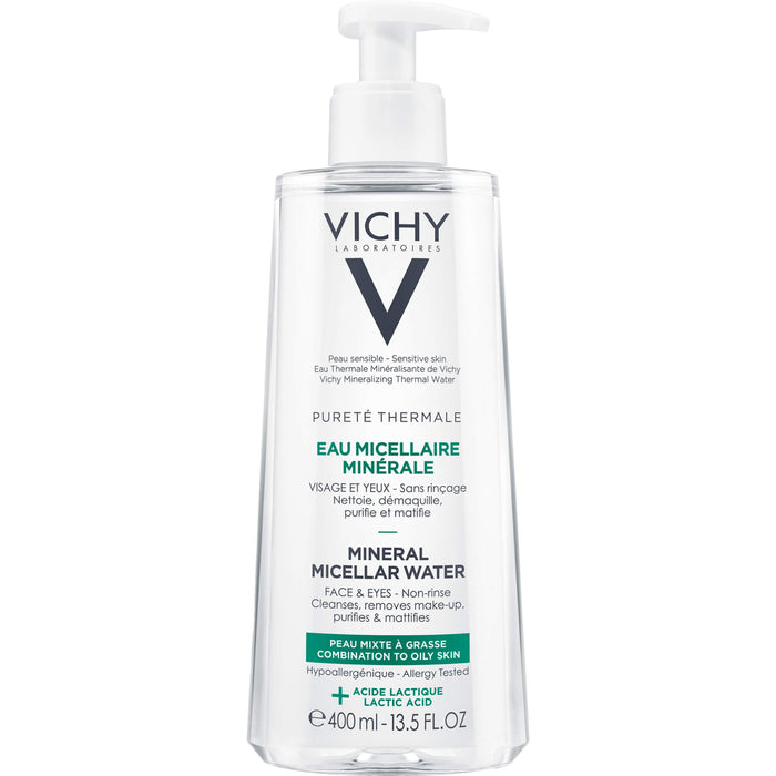 VICHY Pureté Thermale Minéral Mizellen Reinigungsfluid, 400 ml Lösung