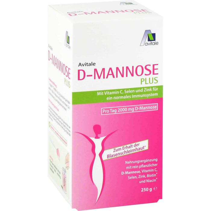 D Mannose Pl2000mg+vit&min, 250 g PUL