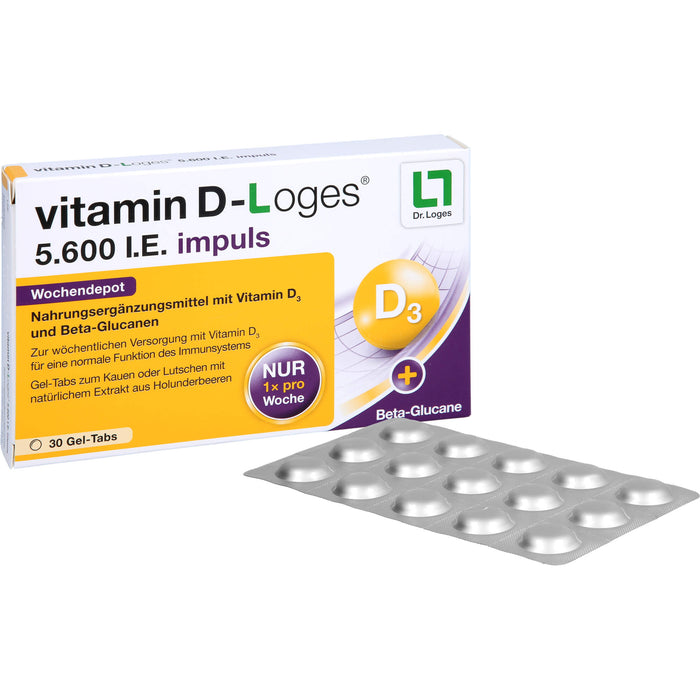 vitamin D-Loges 5.600 I.E. impuls, 30 St KTA