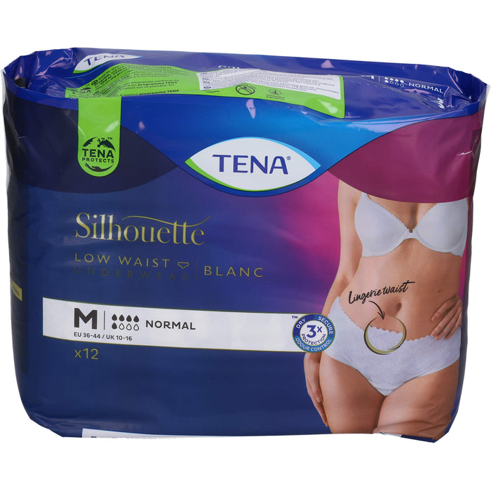 Tena Silhouette Norm Bla M, 12 St