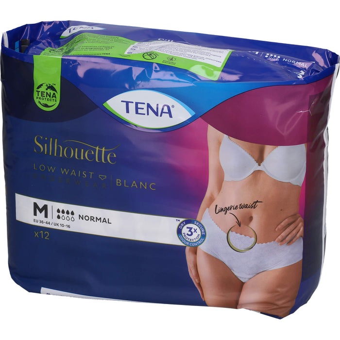 Tena Silhouette Norm Bla M, 12 St