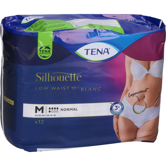 Tena Silhouette Norm Bla M, 12 St