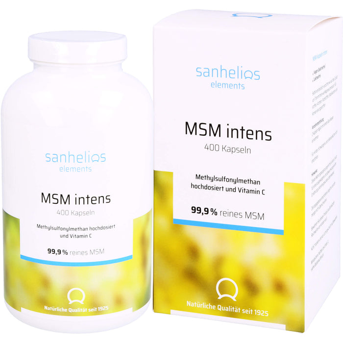 Sanhelios MSM Kapseln intens 1600 mg, 400 St. Kapseln