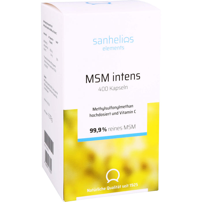 Sanhelios MSM Kapseln intens 1600 mg, 400 St. Kapseln