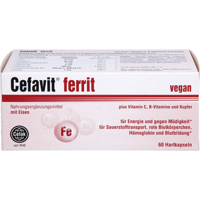 Cefavit ferrit, 60 St. Kapseln