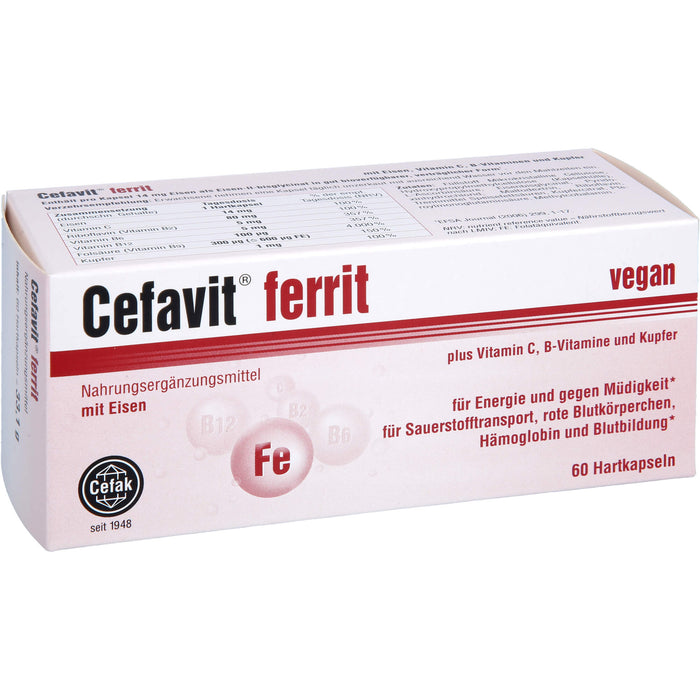 Cefavit ferrit, 60 St. Kapseln