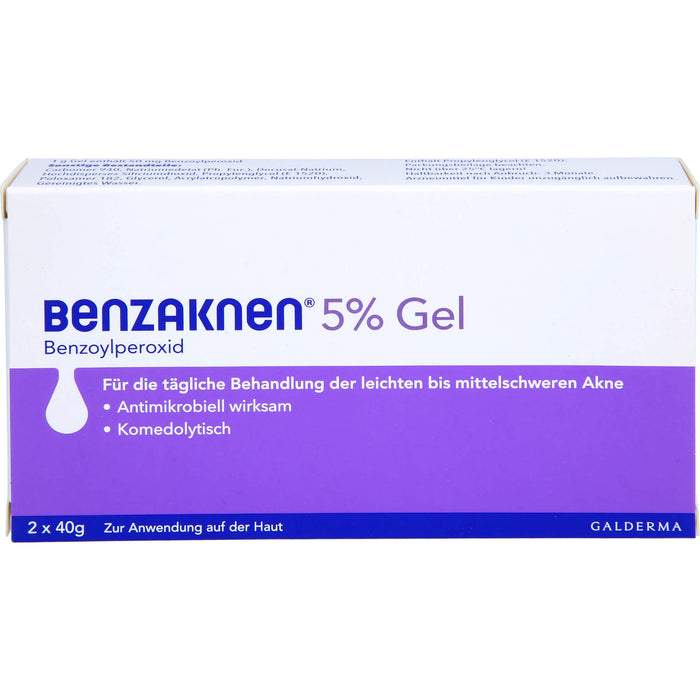 BENZAKNEN 5% Gel, 80 g Gel