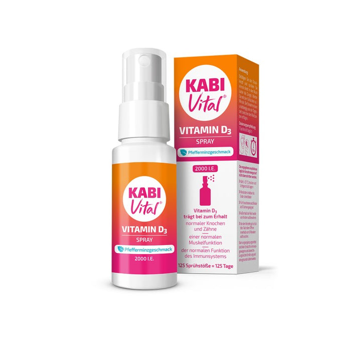 KabiVital 2,000 I.E. D3 Spray Pfefferminzgeschmack, 25 ml SPR