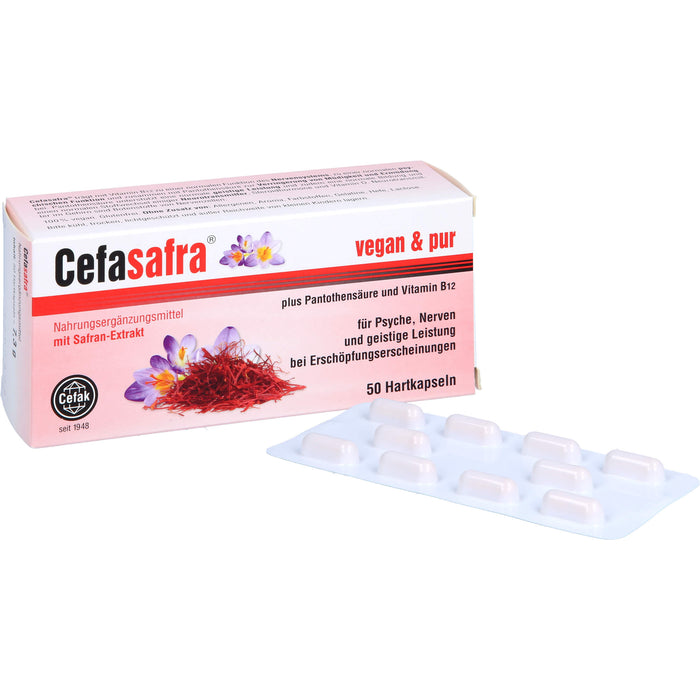 Cefasafra Kapseln für Psyche, Nerven und geistige Leistung, 50 pcs. Capsules