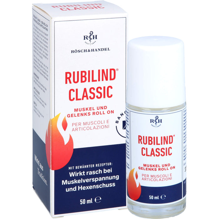 RUBILIND Classic Muskel und Gelenks Roll On, 50 ml XPK