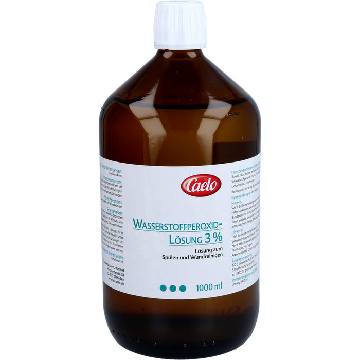 Wasserstoffperoxid 3 % Caelo Lsg. Standard Zul., 1000 ml FLU