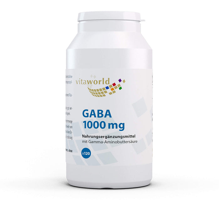 Vitaworld GABA 1000 mg Tabletten, 120 pcs. Tablets