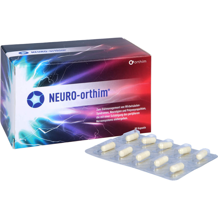 NEURO-orthim Kapseln bei Wirbelsäulensyndromen, Neuralgien und Polyneuropathien, 80 pc Capsules