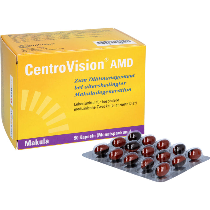 CentroVision AMD Kapseln bei altersbedingter Makuladegeneration, 90 pcs. Capsules