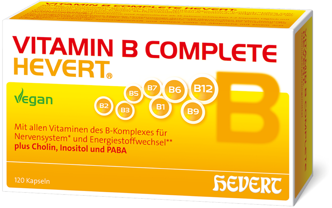 Vitamin B Complete Hevert Kapseln, 120 pcs. Capsules