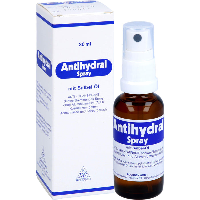 Antihydral Spray mit Salbei-Öl anti-transpirant, 30 ml Solution