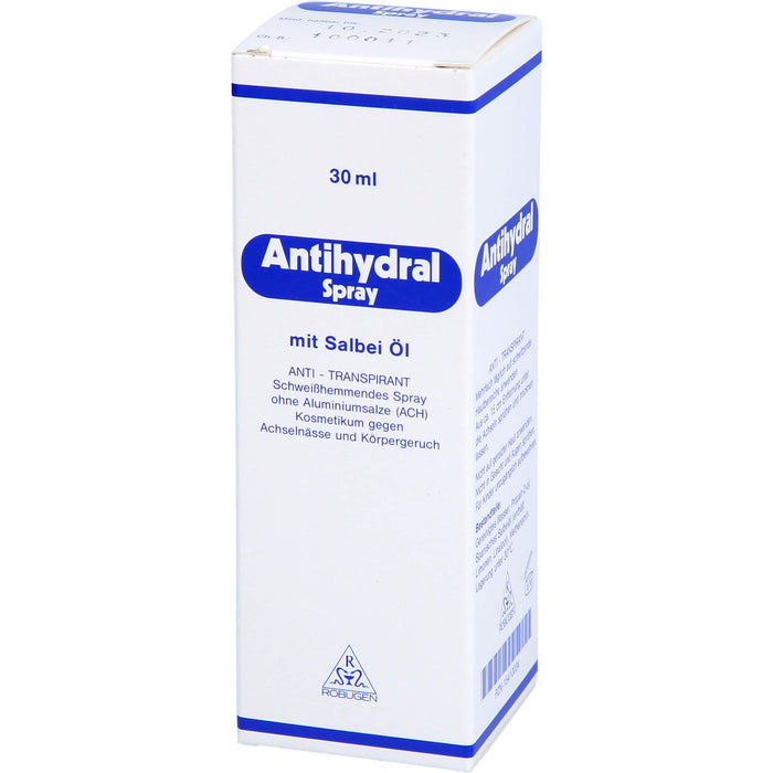 Antihydral Spray mit Salbei-Öl anti-transpirant, 30 ml Solution