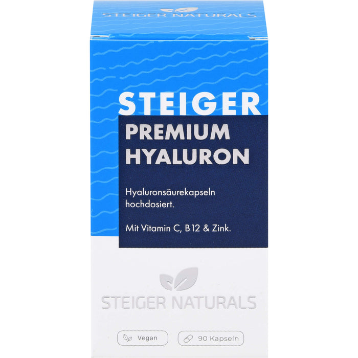 STEIGER NATURALS Premium Hyaluron Kapseln, 90 pc Capsules