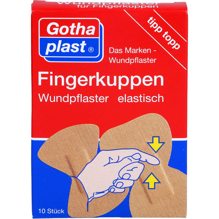 Gothaplast Fingerkuppenwundpflaster elastisch 2Gr., 10 pc Pansement