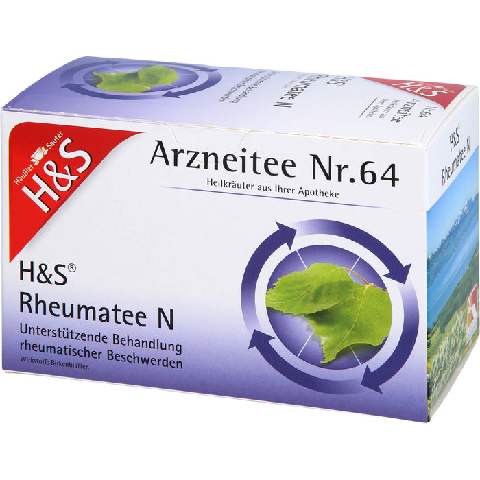 H&S Rheumatee N zur unterstützenden Behandlung rheumatischer Beschwerden, 20 pc Sac filtrant