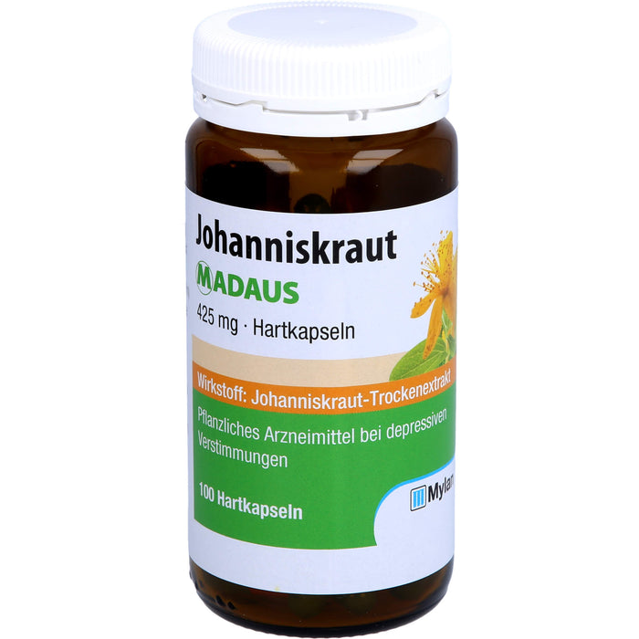 Johanniskraut MADAUS 425 mg Hartkapseln bei depressiven Verstimmungen, 100 pcs. Capsules