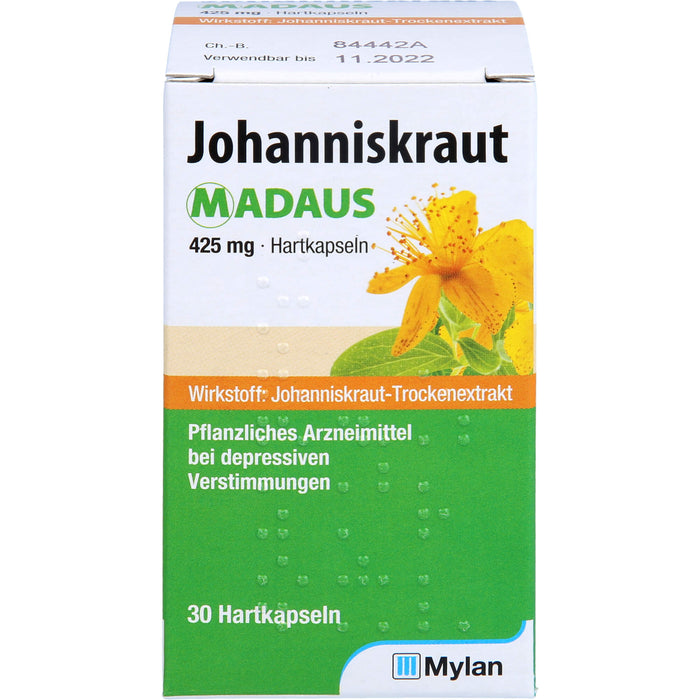 Johanniskraut MADAUS 425 mg Hartkapseln, 30 pc Capsules