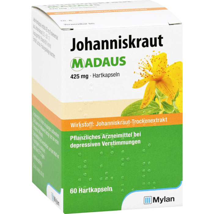 Johanniskraut MADAUS 425 mg Hartkapseln, 60 St HKP