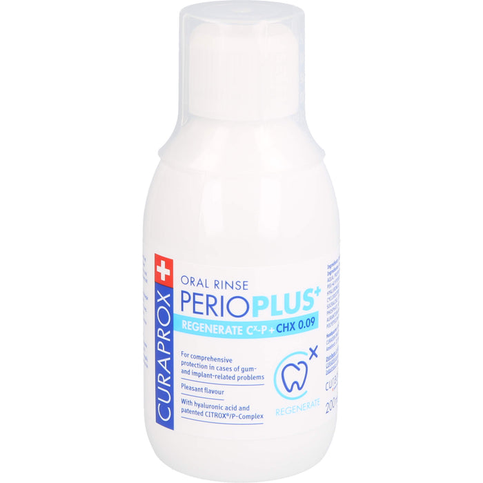 CURAPROX Perio Plus+ Regenerate Mundspülung, 200 ml Solution