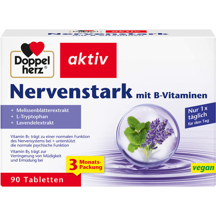 Doppelherz Nervenstark Tabletten, 90 pc Tablettes