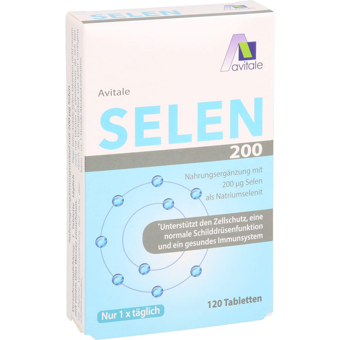 Avitale Selen 200 ug Tabletten unterstützt den Zellschutz, 120 St. Tabletten