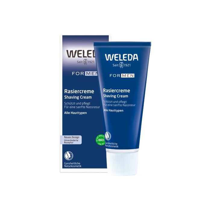 WELEDA For Men Rasiercreme schützt und pflegt, 75 ml Cream