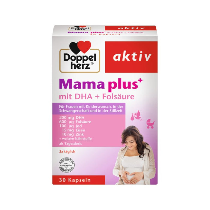 Doppelherz Mama Plus mit DHA+Folsäure, 30 St KAP