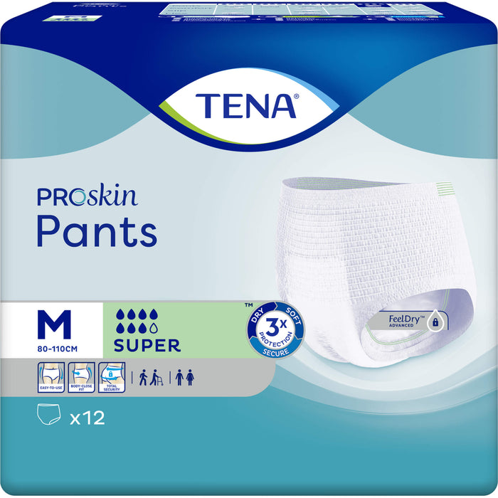 Tena Pants Super M Einwegh, 4X12 St