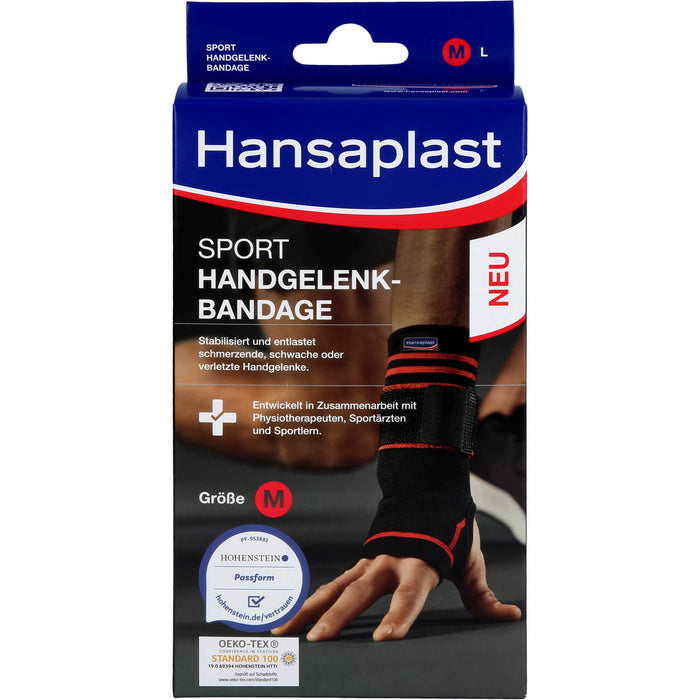 Hansaplast Sport Handgelenk-Bandage Größe M, 1 pc Bandage