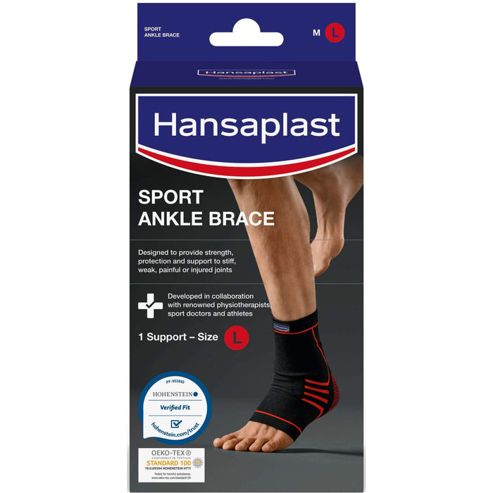 Hansaplast Sport Fußgelenk-Bandage Größe L, 1 pc Bandage