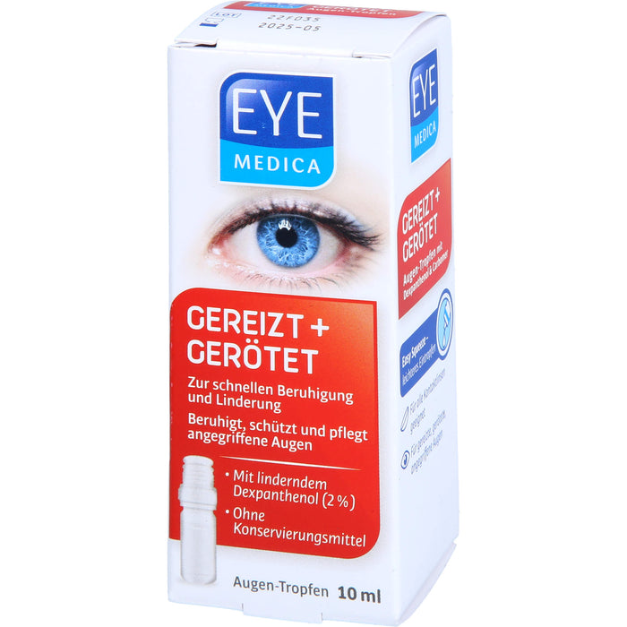 Eye Medica Gereizt + Gerötet Dexpanthenol, 1 St ATR