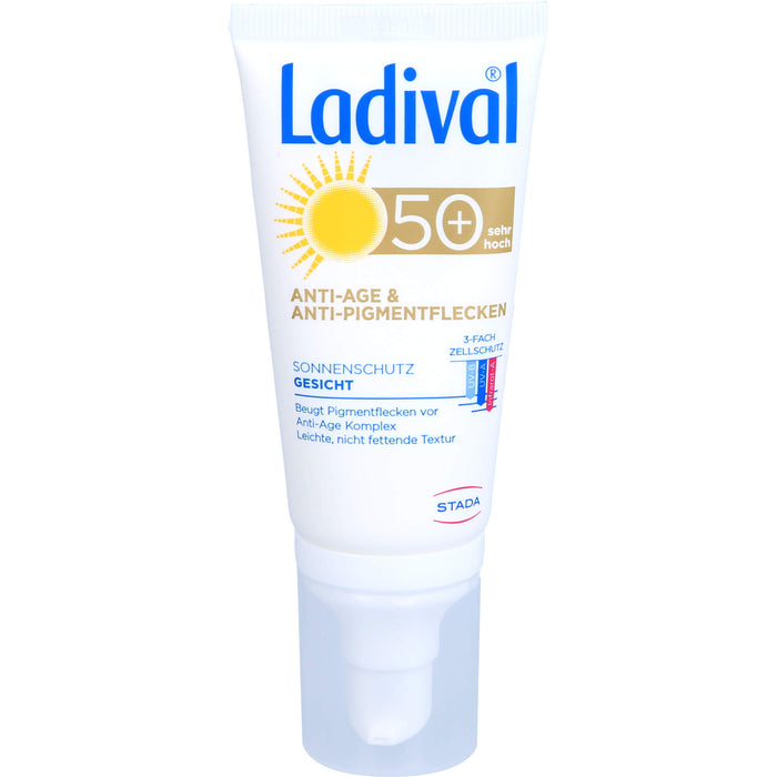 Ladival Anti-Age & Anti-Pigmentflecken 50+ Sonnenschutz Gesicht, 50 ml Crème