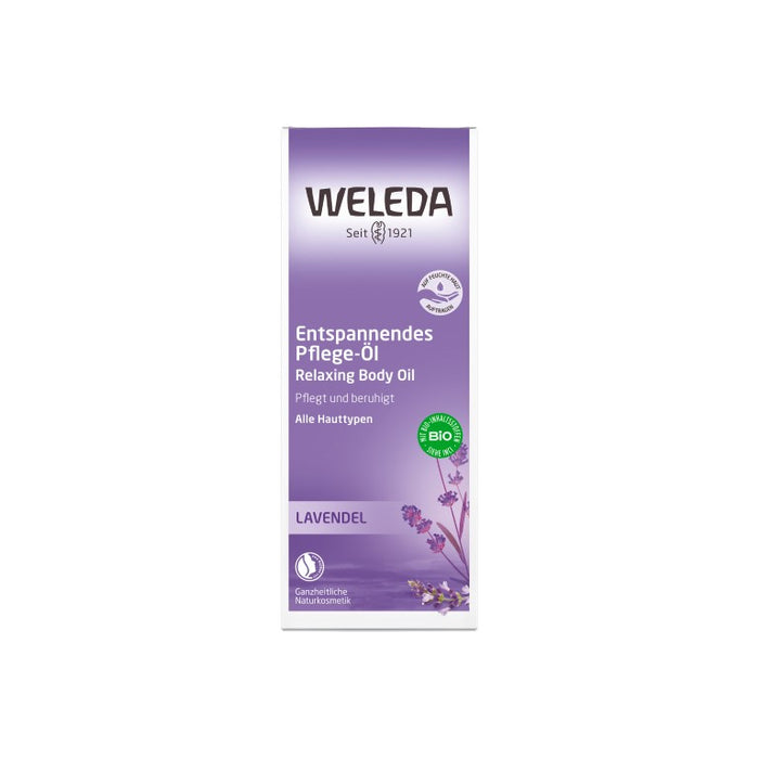 WELEDA Lavendel entspannendes Pflege-Öl, 100 ml Huile