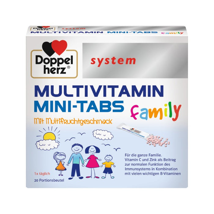 Doppelherz System Multivitamin Mini-Tabs Family, 20 St. Beutel