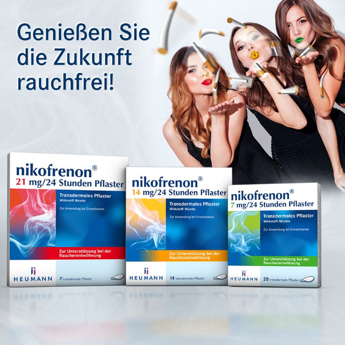 nikofrenon 21 mg/24 Stunden Pflaster, 14 pc Pansement