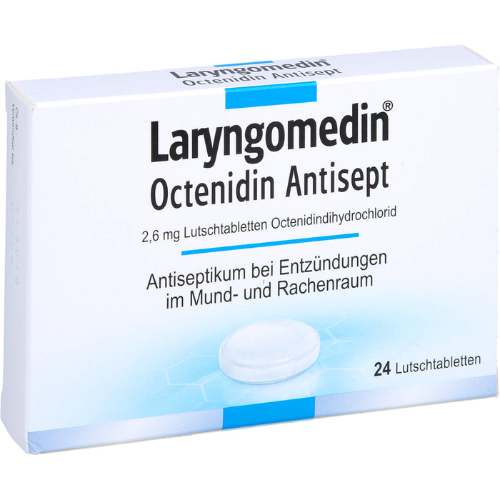 Laryngomedin Octenidin Antisept 2,6 mg Lutschtabletten, 24 St. Tabletten