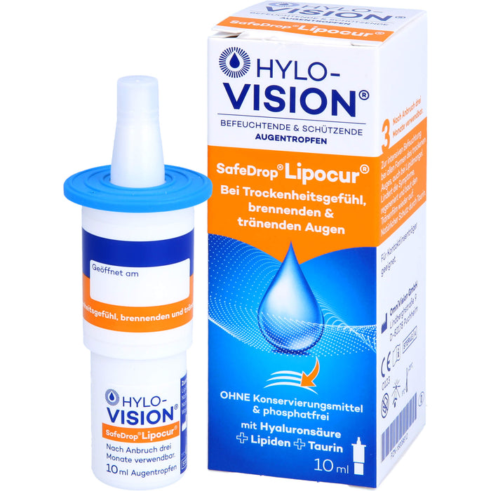 Hylo-Vision SafeDrop Lipocur, 10 ml Solution