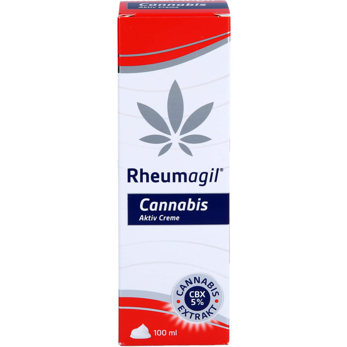 Rheumagil Cannabis Aktiv Creme bei Gelenkschmerzen, 100 ml Cream