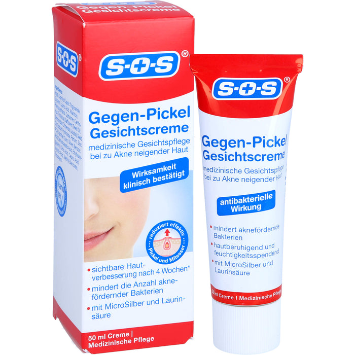 SOS Gegen Pickel Gesichtscreme, 50 ml CRE