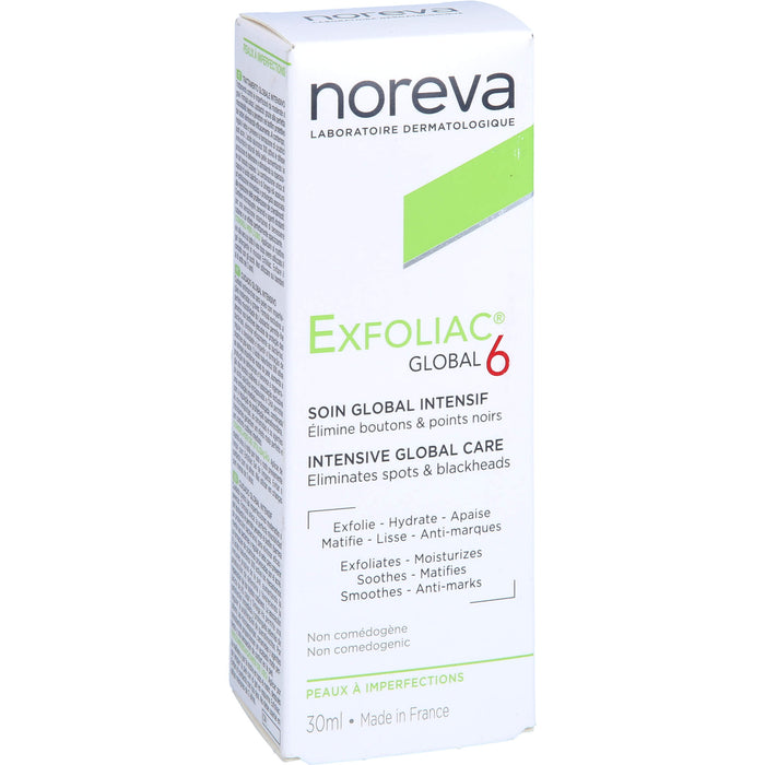 Noreva Exfoliac Global 6 Intensivpflege, 30 ml Creme