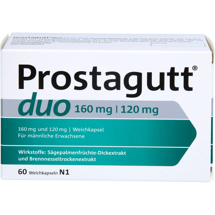 Prostagutt duo 160 mg / 120 mg, Weichkapseln, 60 St. Kapseln