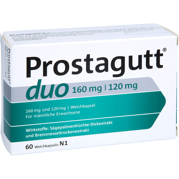 Prostagutt duo 160 mg / 120 mg, Weichkapseln, 60 pcs. Capsules