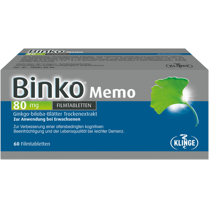 Binko Memo80 Mg Fta, 60 St FTA